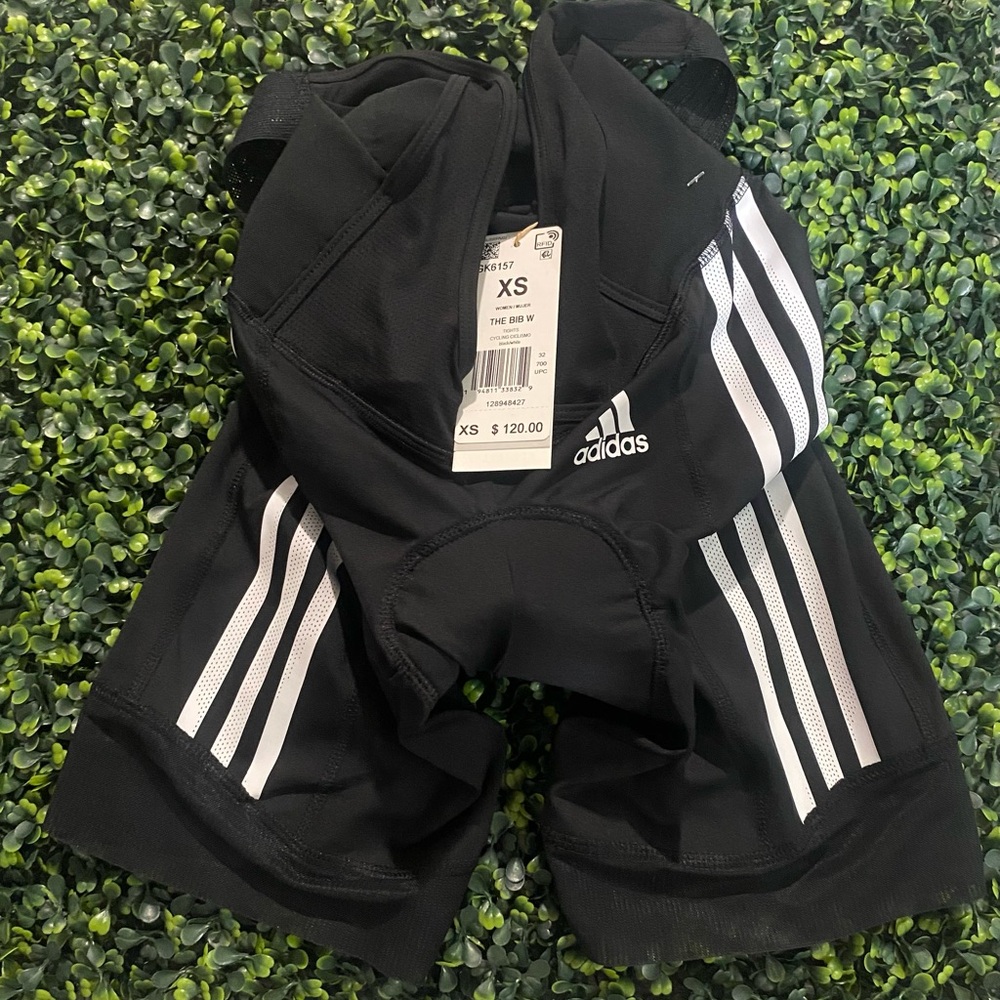 Adidas Black and White Sports Bib